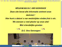 Tablet Screenshot of dartclub-onsgenoegen.moerstaal.nl