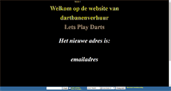 Desktop Screenshot of letsplaydarts180.moerstaal.nl