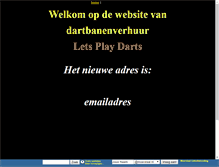 Tablet Screenshot of letsplaydarts180.moerstaal.nl