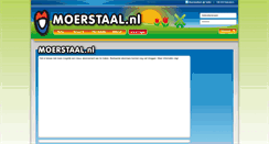 Desktop Screenshot of moerstaal.nl